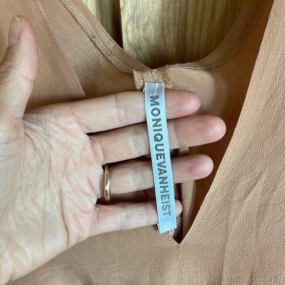 Monique Vanheist Silk Wrap Top - Picture 2 of 2